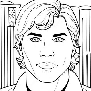 Zach Bryan Coloring Pages