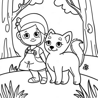 Zoey And Sassafras Adventure Coloring Page 41533-33167