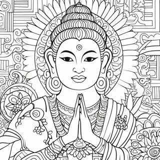 Karma Coloring Pages