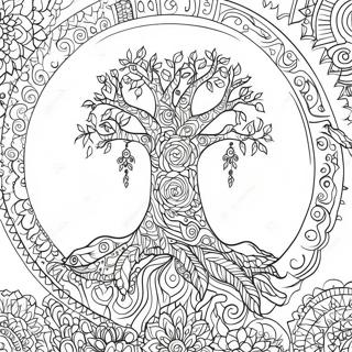 Positive Karma Tree Coloring Page 41544-33178