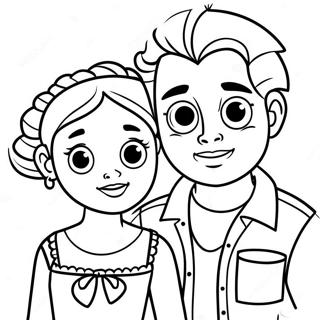 Maya And Miguel Coloring Pages