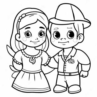 Maya And Miguel Coloring Page 41573-33198