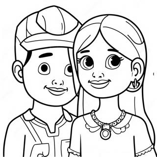 Maya And Miguel Coloring Page 41573-33199