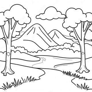 Scene Coloring Pages