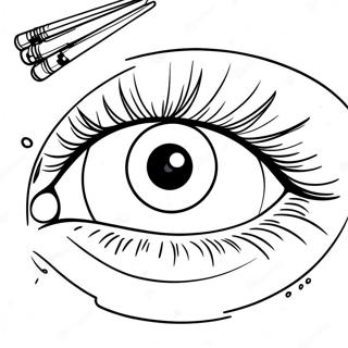 Anime Eye Coloring Pages