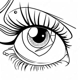 Anime Eye Coloring Page 41603-33218