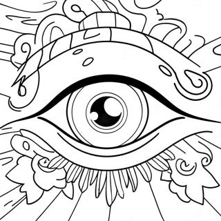 Anime Eye Coloring Page 41603-33219