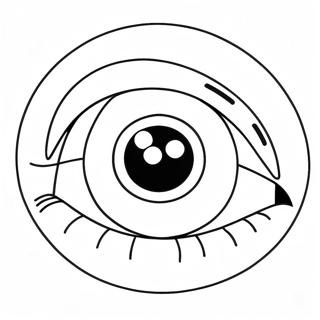 Cute Anime Eye Coloring Page 41604-33230