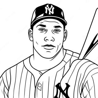 Aaron Judge Coloring Pages