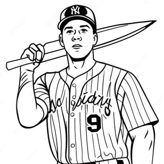 Aaron Judge Coloring Page 41633-33242