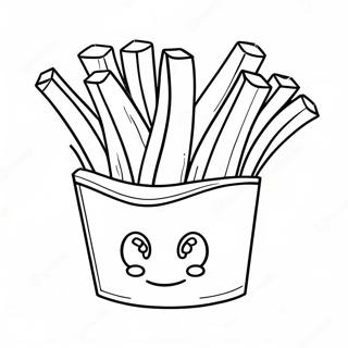 French Fry Coloring Page 41653-33258