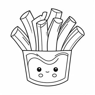 French Fry Coloring Page 41653-33259