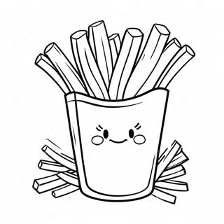 French Fry Coloring Page 41653-33260