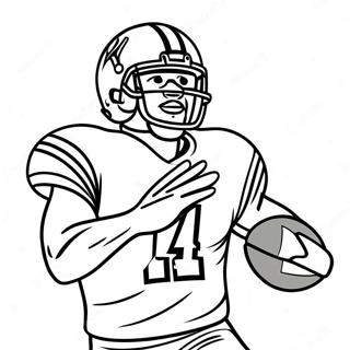 Dak Prescott Action Pose Coloring Page 41663-33270