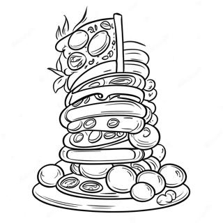 Pizza Tower Coloring Pages