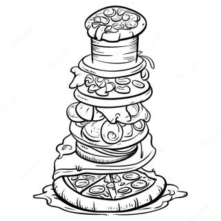 Pizza Tower Coloring Page 41713-33316