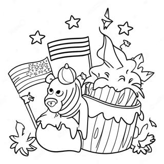 Disney 4th Of July Coloring Pages