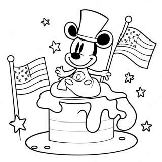 Disney 4th Of July Celebration Coloring Page 41743-33336