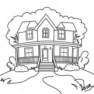 Dream House Coloring Pages