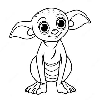 Dobby With A Sock Coloring Page 41764-33356