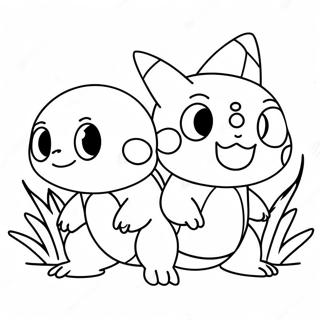 Pokemon Scarlet And Violet Coloring Page 4176-3451