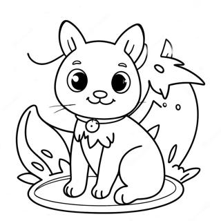 Charming Sprigatito Coloring Page 4177-3457