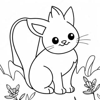 Charming Sprigatito Coloring Page 4177-3460