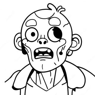 Among Us Zombie Coloring Page 41803-33380