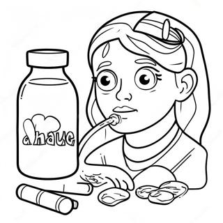 Drug Awareness Coloring Page 4186-3464