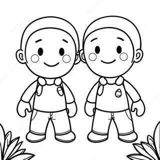 Tuttle Twins Adventure Coloring Page 41874-33443