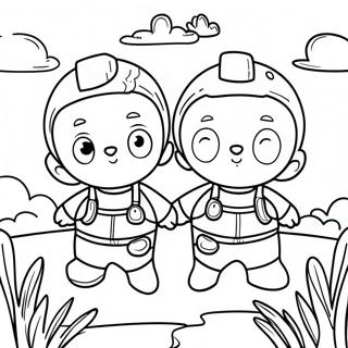 Tuttle Twins Adventure Coloring Page 41874-33444