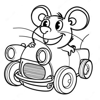 Rat Fink Classic Car Coloring Page 41893-33454