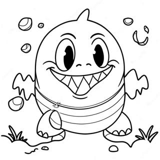 Chain Chomp Coloring Page 41903-33462