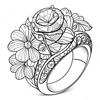 Engagement Coloring Pages