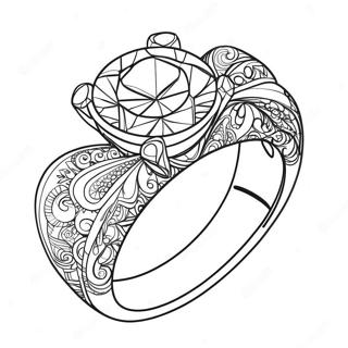 Engagement Coloring Page 41913-33470