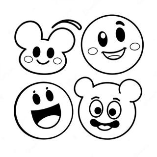 Disney Emoji Coloring Page 41933-33487