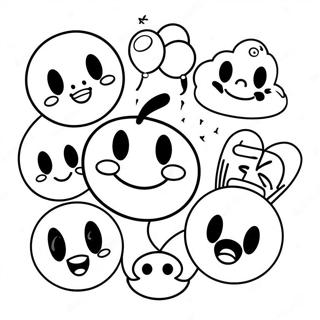 Happy Disney Emoji Coloring Page 41934-33491