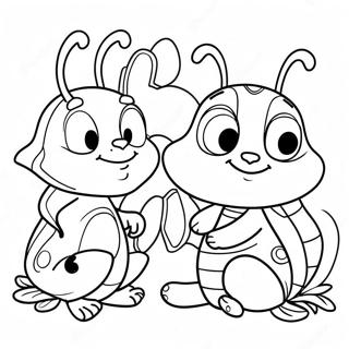 Cute Bugsnax Characters Coloring Page 41964-33515