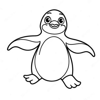 Happy Feet Penguin Dancing Coloring Page 41983-33526