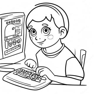 Internet Safety Coloring Page 42013-33547