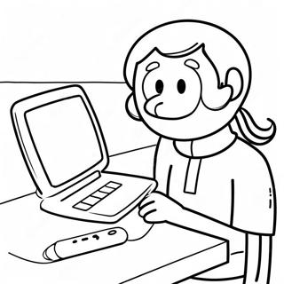 Fun Internet Safety Tips Coloring Page 42014-33554