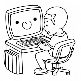 Fun Internet Safety Tips Coloring Page 42014-33556