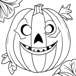 Halloween Mask Template Coloring Pages