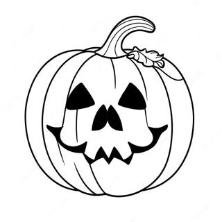 Spooky Pumpkin Halloween Mask Template Coloring Page 42033-33563