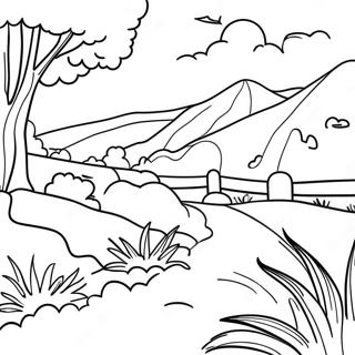 Beautiful Portuguese Landscape Coloring Page 42044-33577