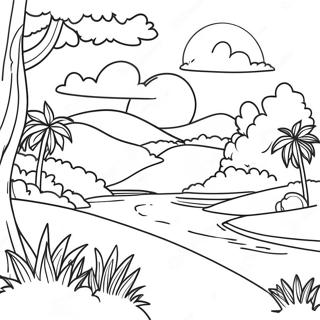 Beautiful Portuguese Landscape Coloring Page 42044-33578