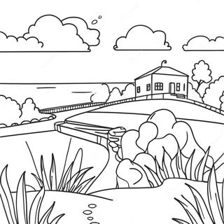 Beautiful Portuguese Landscape Coloring Page 42044-33579