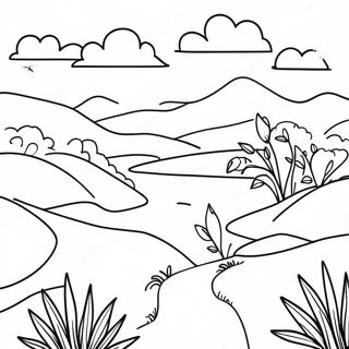 Beautiful Portuguese Landscape Coloring Page 42044-33580