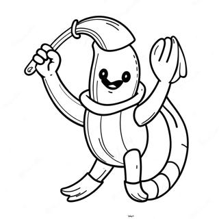 Fortnite Banana Character Coloring Page 42053-33585