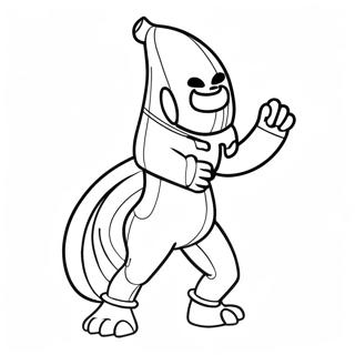 Fortnite Banana Character Coloring Page 42053-33587